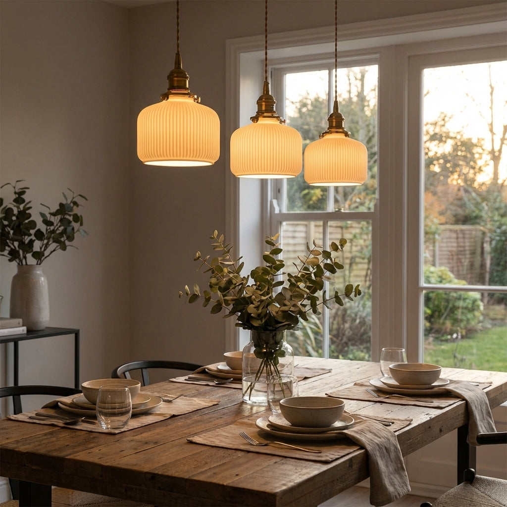 Ceramic Brass Pendant Light - 102PL - Modefinity