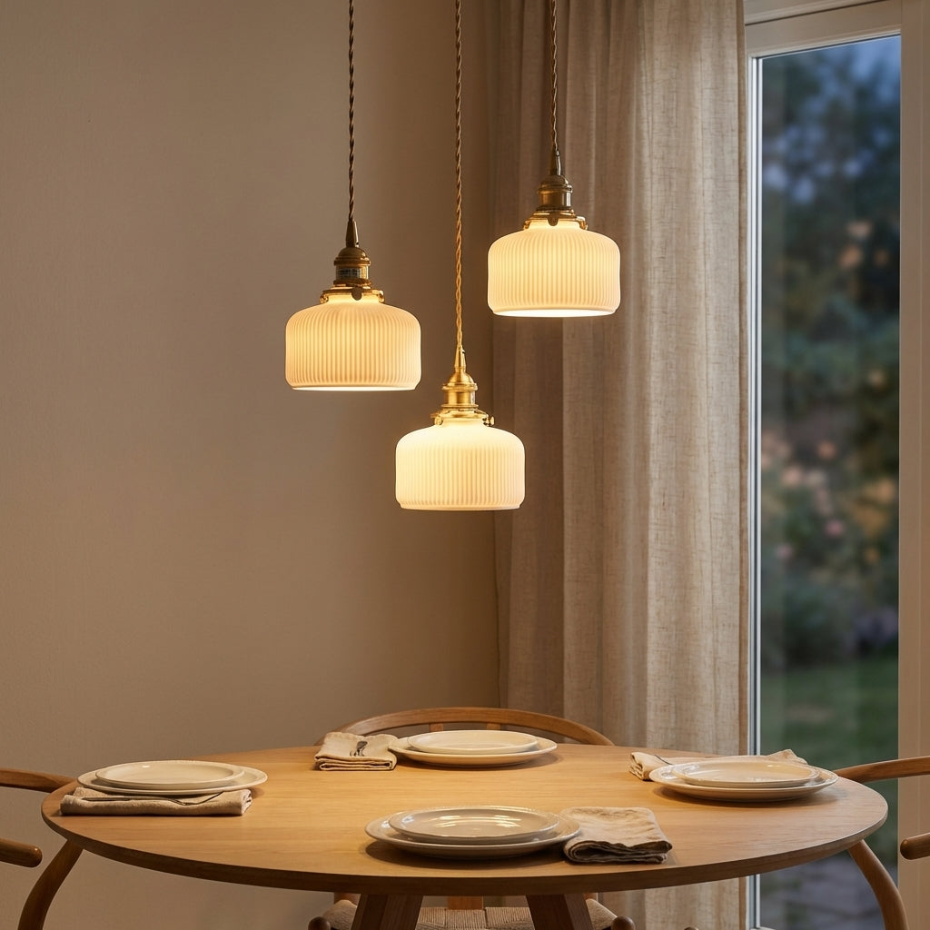 Ceramic Brass Pendant Light - 102PL - Modefinity