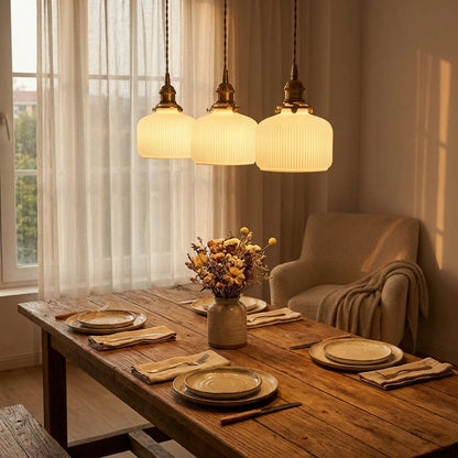 Ceramic Brass Pendant Light - 102PL - Modefinity