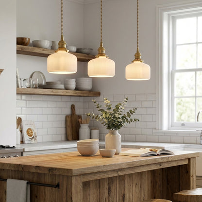 Ceramic Brass Pendant Light - 102PL - Modefinity