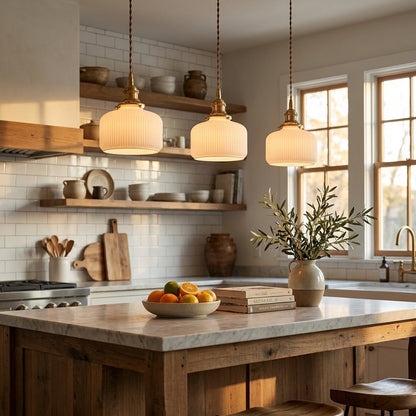 Ceramic Brass Pendant Light - 102PL - Modefinity