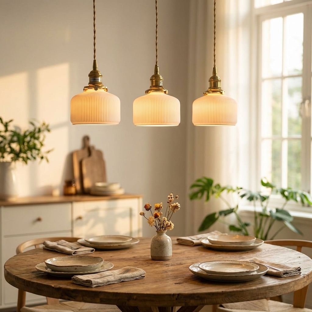 Ceramic Brass Pendant Light - 102PL - Modefinity