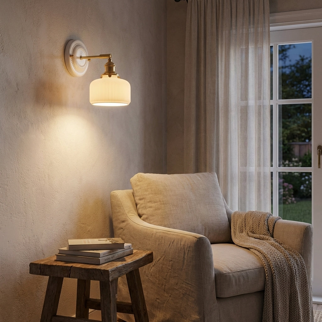 Ceramic Wall Sconce - 102CWP - Modefinity