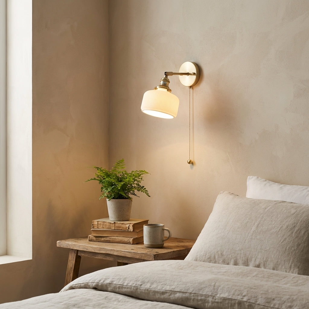 Brass Ceramic Wall Sconce - 201ST - Modefinity