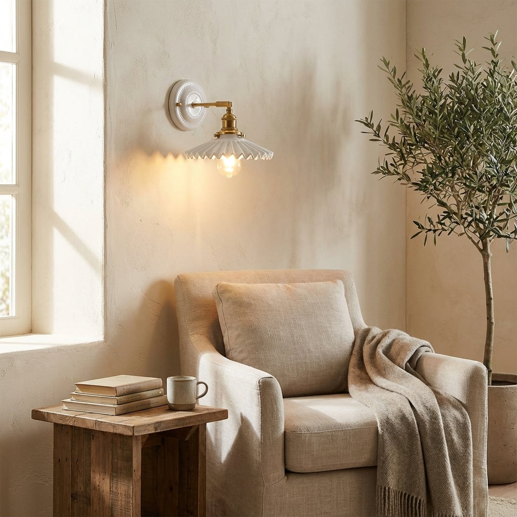 Ceramic Wall Sconce - 103CWP - Modefinity