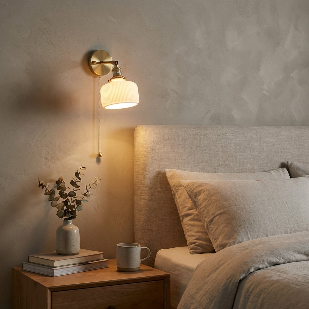 Brass Ceramic Wall Sconce - 201ST - Modefinity