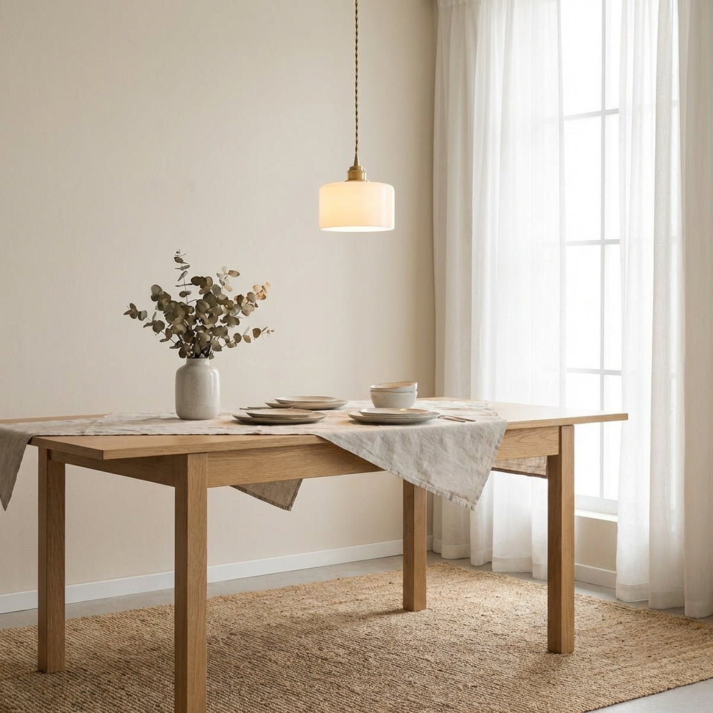 White Glass Pendant Light - 204GPL - Modefinity