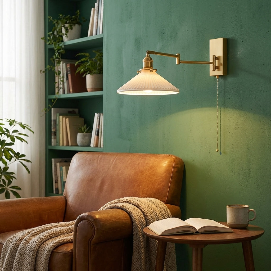 Ceramic Swing Arm Wall Light - 206SAL - Modefinity