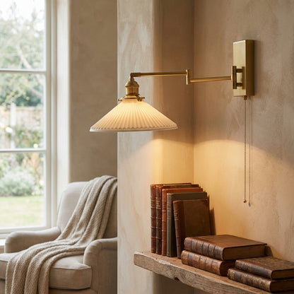 Ceramic Swing Arm Wall Light - 206SAL - Modefinity