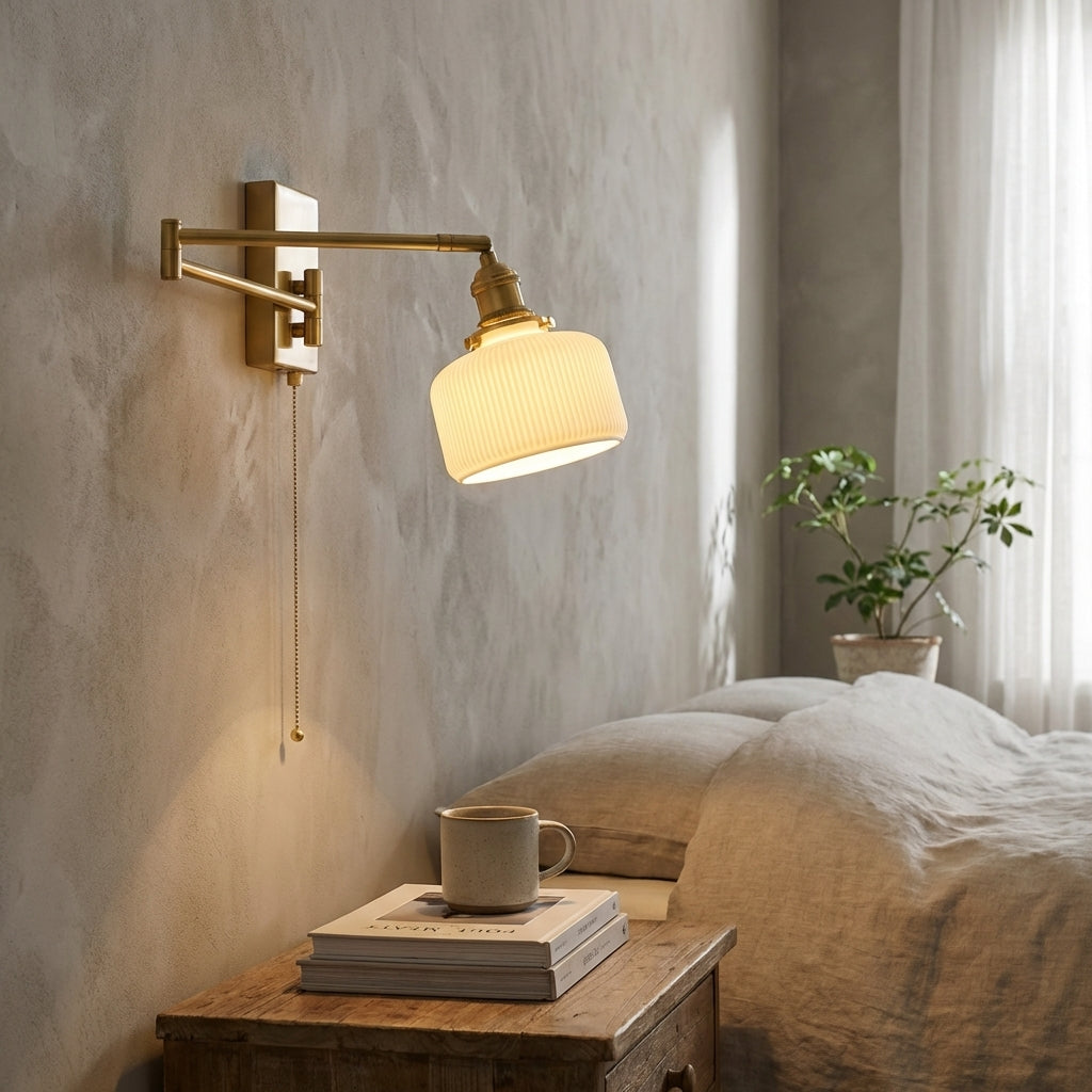 Ceramic Swing Arm Wall Light - 207SAL - Modefinity