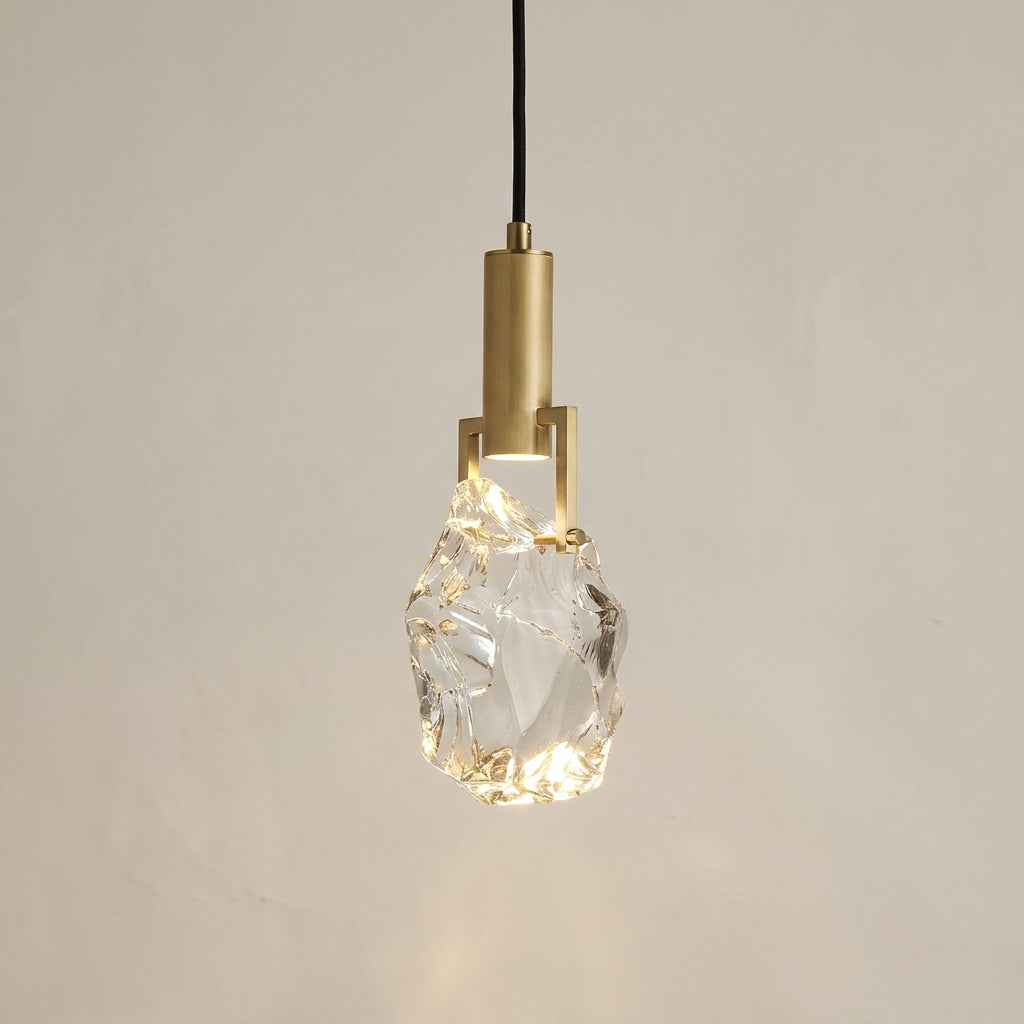 Ambient Brass Crystal Pendant Light - 101CL