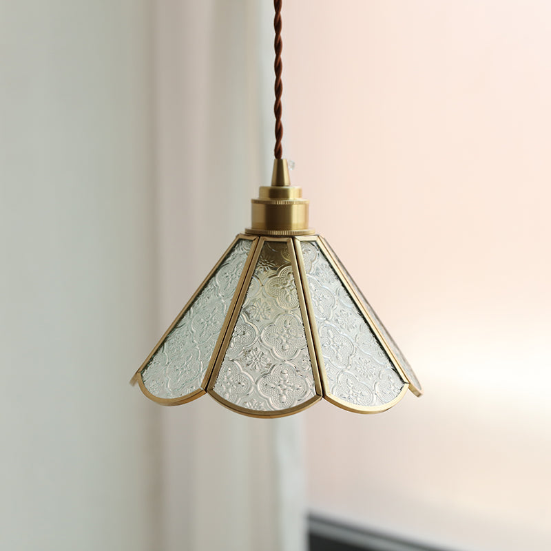 Brass Glass Pendant Light - 230GPL - Modefinity