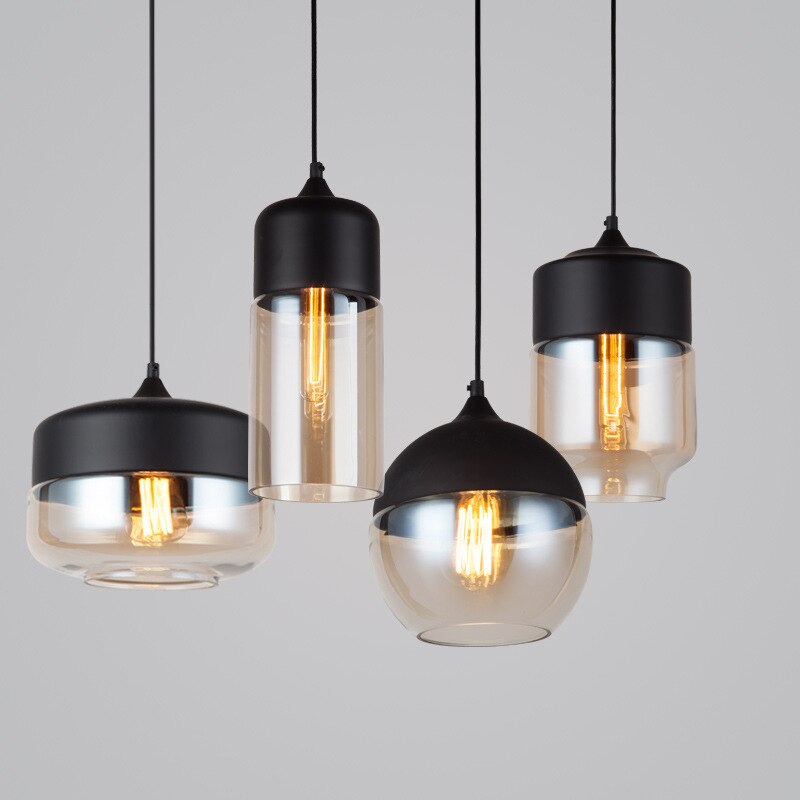 Black and White Pendant Light - 245GPL - Modefinity