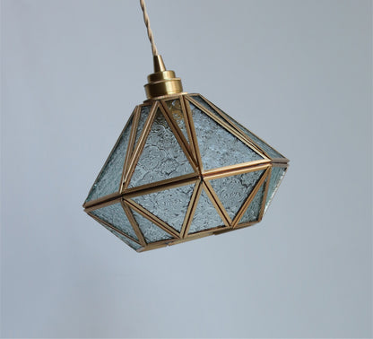 Brass Glass Pendant Light - 230GPL - Modefinity