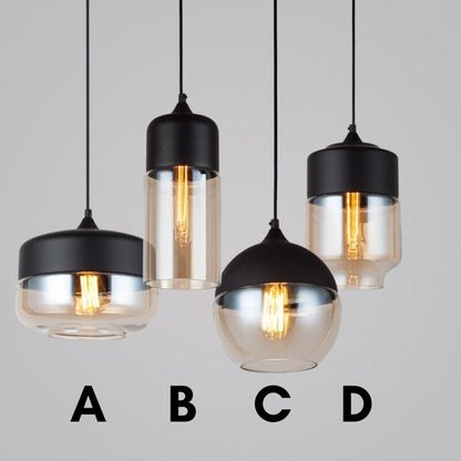 Black and White Pendant Light - 245GPL - Modefinity