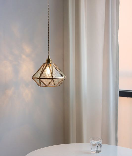 Brass Glass Pendant Light - 230GPL - Modefinity