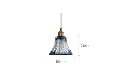 Blue Glass Pendant Light - 233GPL - Modefinity