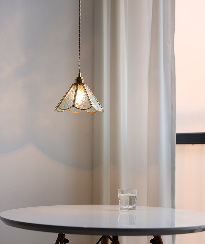 Brass Glass Pendant Light - 230GPL - Modefinity