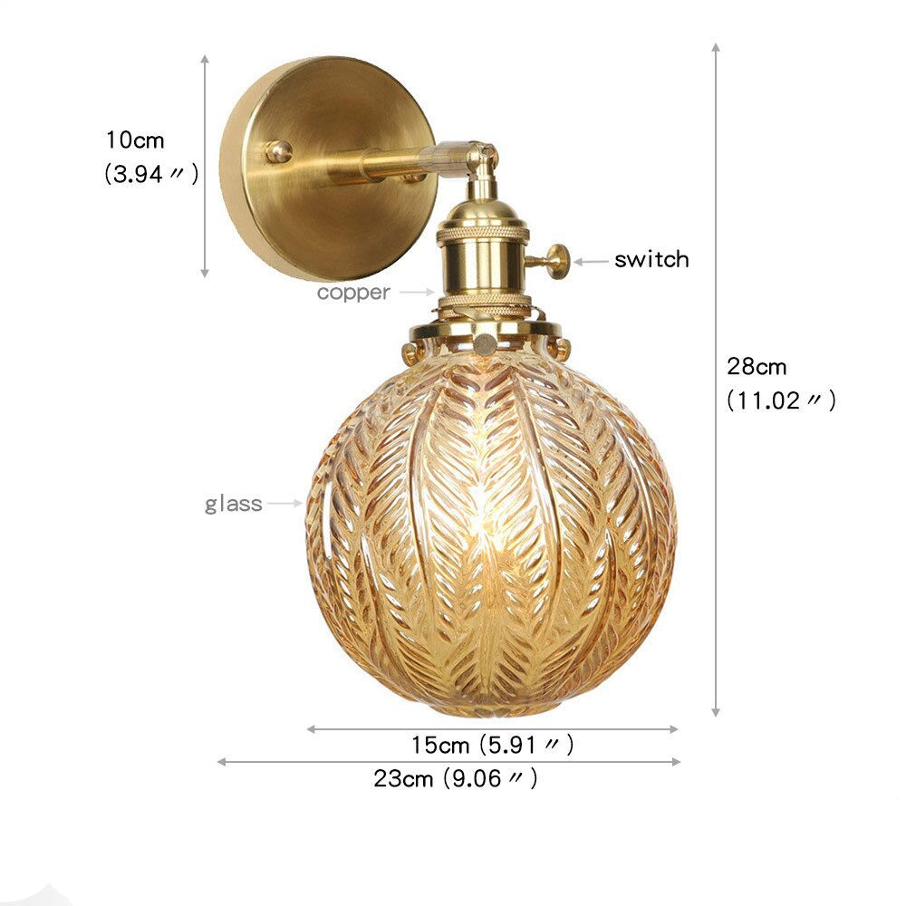 Glass Wall Sconce Light - 210GBWL - Modefinity