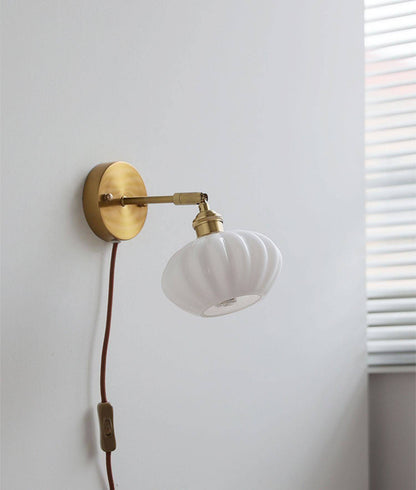 Globe Oval Plug In Wall Sconce Light - 224GBWL - Modefinity