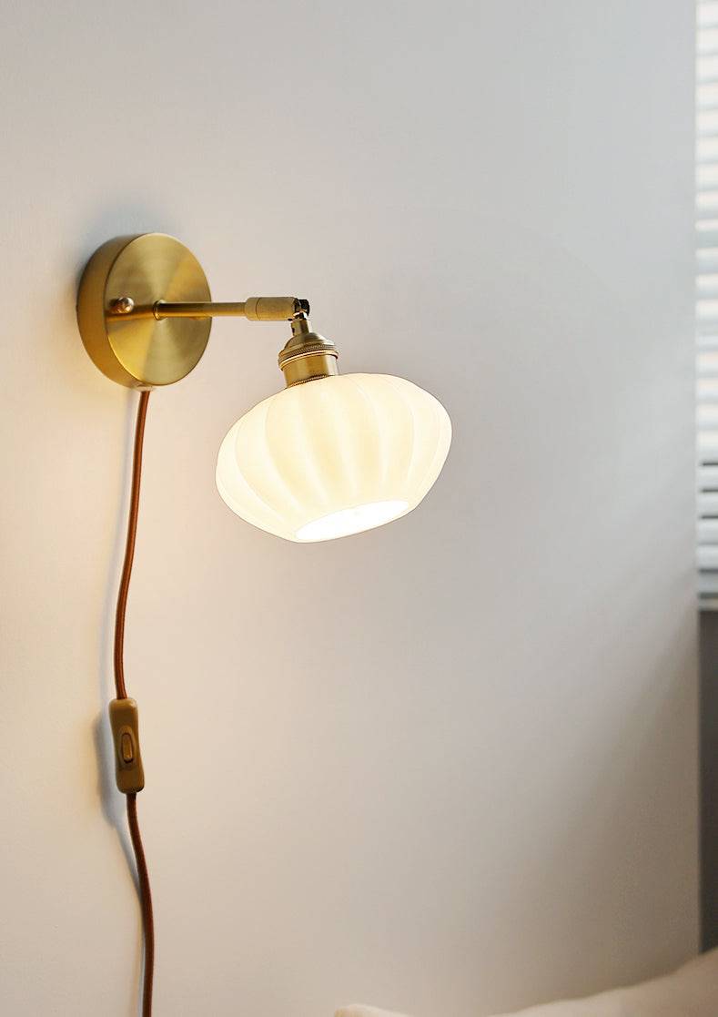 Globe Oval Plug In Wall Sconce Light - 224GBWL - Modefinity