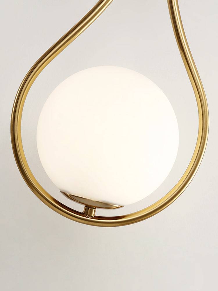 Gold Frosted Glass Wall Light - 203GWL - Modefinity