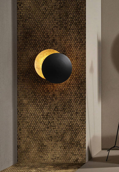 Gold Iron Luna Wall Lamp - 200MWL - Modefinity