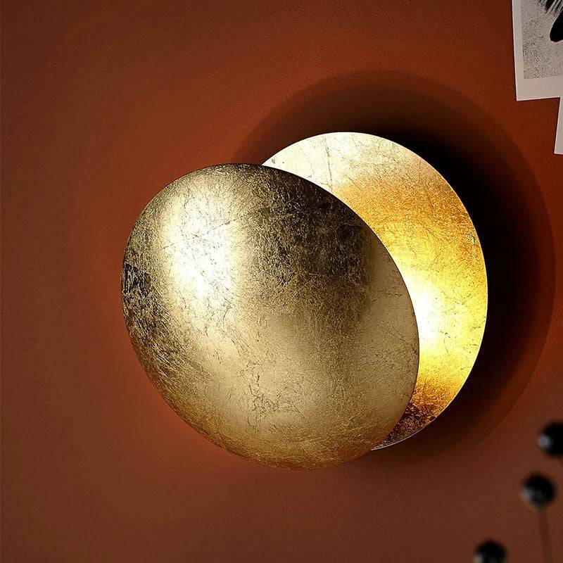 Gold Iron Luna Wall Lamp - 200MWL - Modefinity