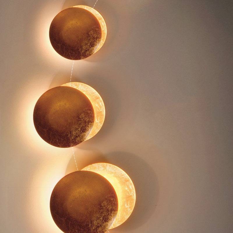 Gold Iron Luna Wall Lamp - 200MWL - Modefinity