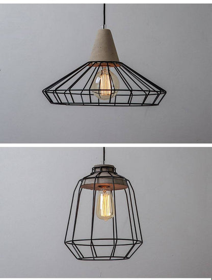 Gray Cement Pendant Light - 105CM - Modefinity