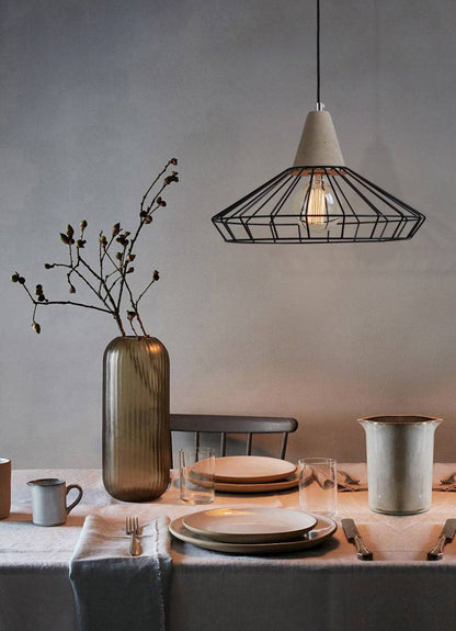 Gray Cement Pendant Light - 105CM - Modefinity