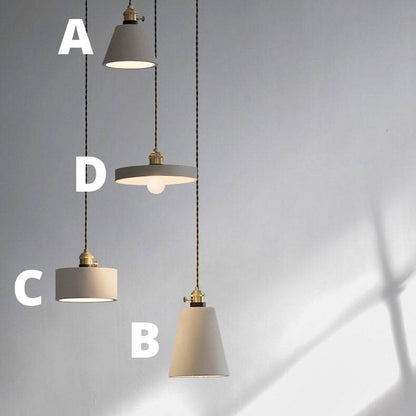 Gray Cement Pendant Light - 109CM - Modefinity