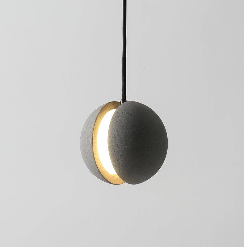 Gray Globe Cement Pendant Light - 110CM - Modefinity