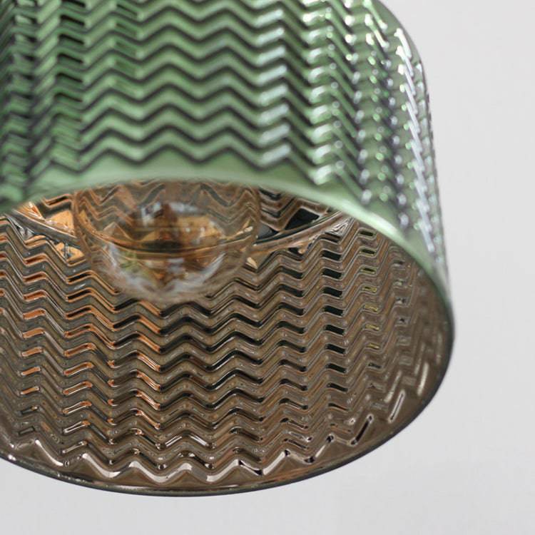 Green Glass Brass Wall Light - 232GBWL - Modefinity