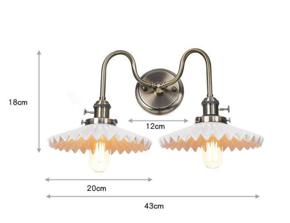 Green Patina Ceramic Double Light - 102CDL - Modefinity