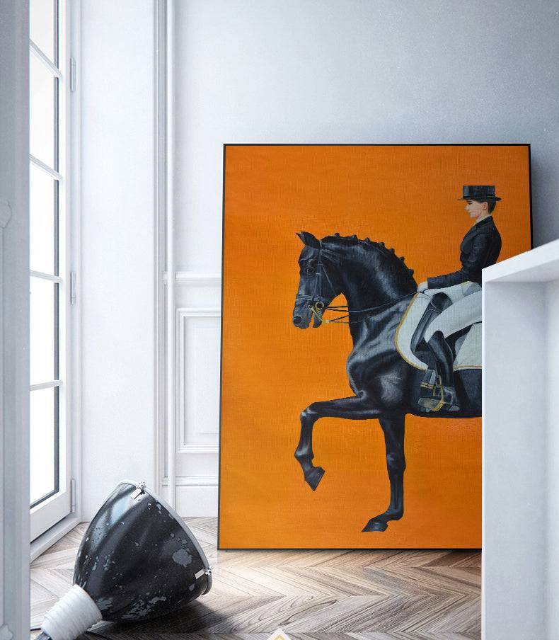 Arte de pared estilo bromista de Hermes