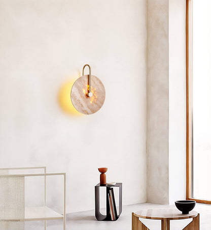 Illuminated Stone Wall Light - Modern Luxe - Modefinity