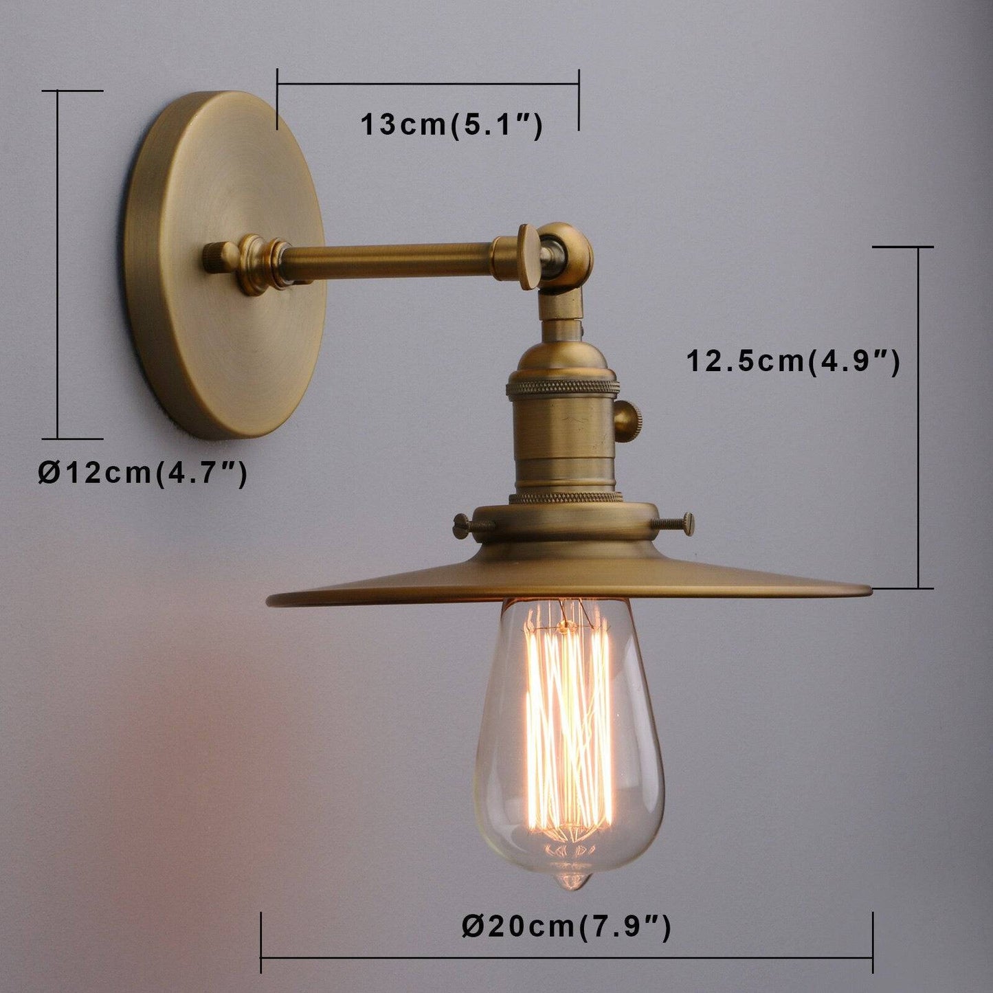 Industrial Retro Wall Light - 207GWL - Modefinity