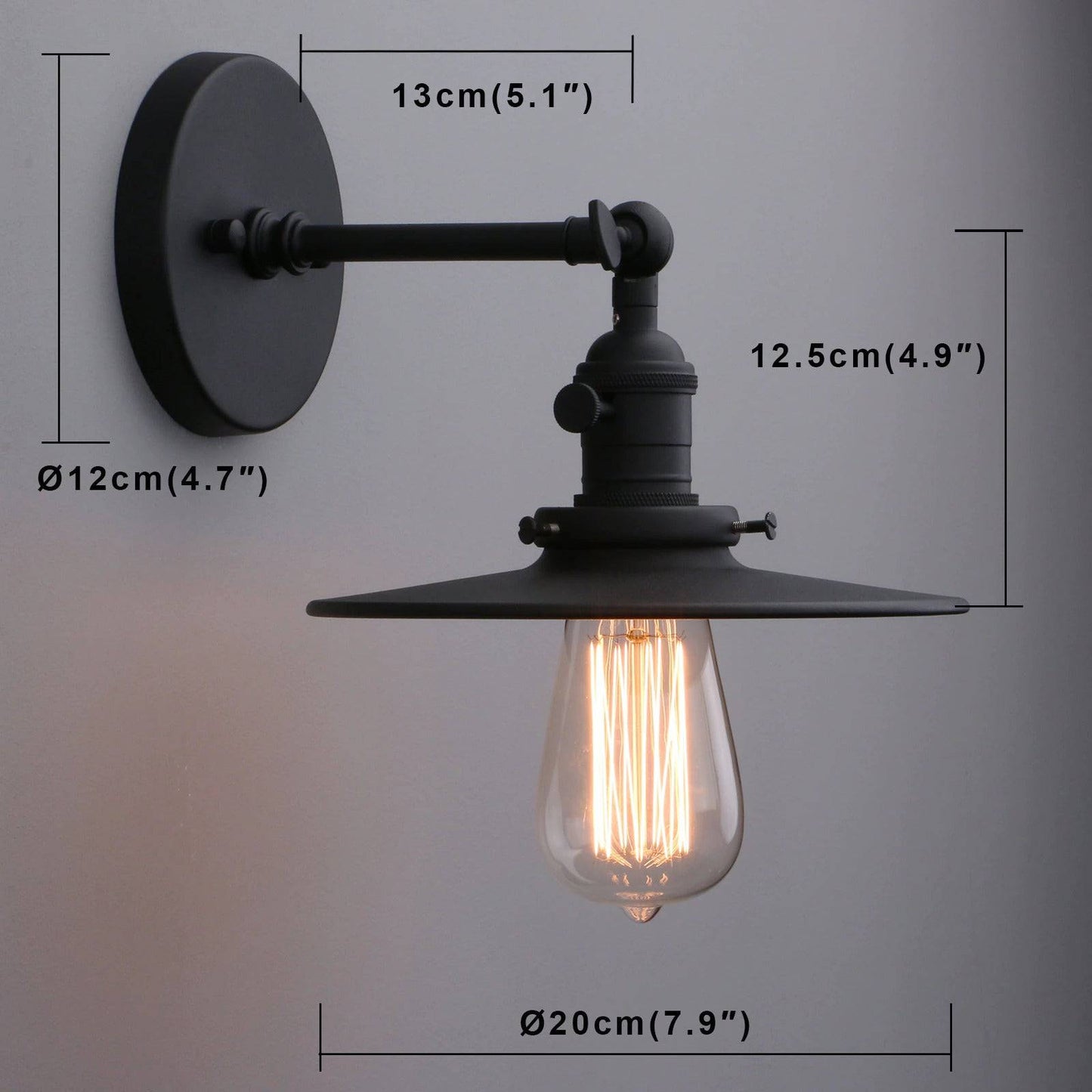 Industrial Retro Wall Light - 207GWL - Modefinity