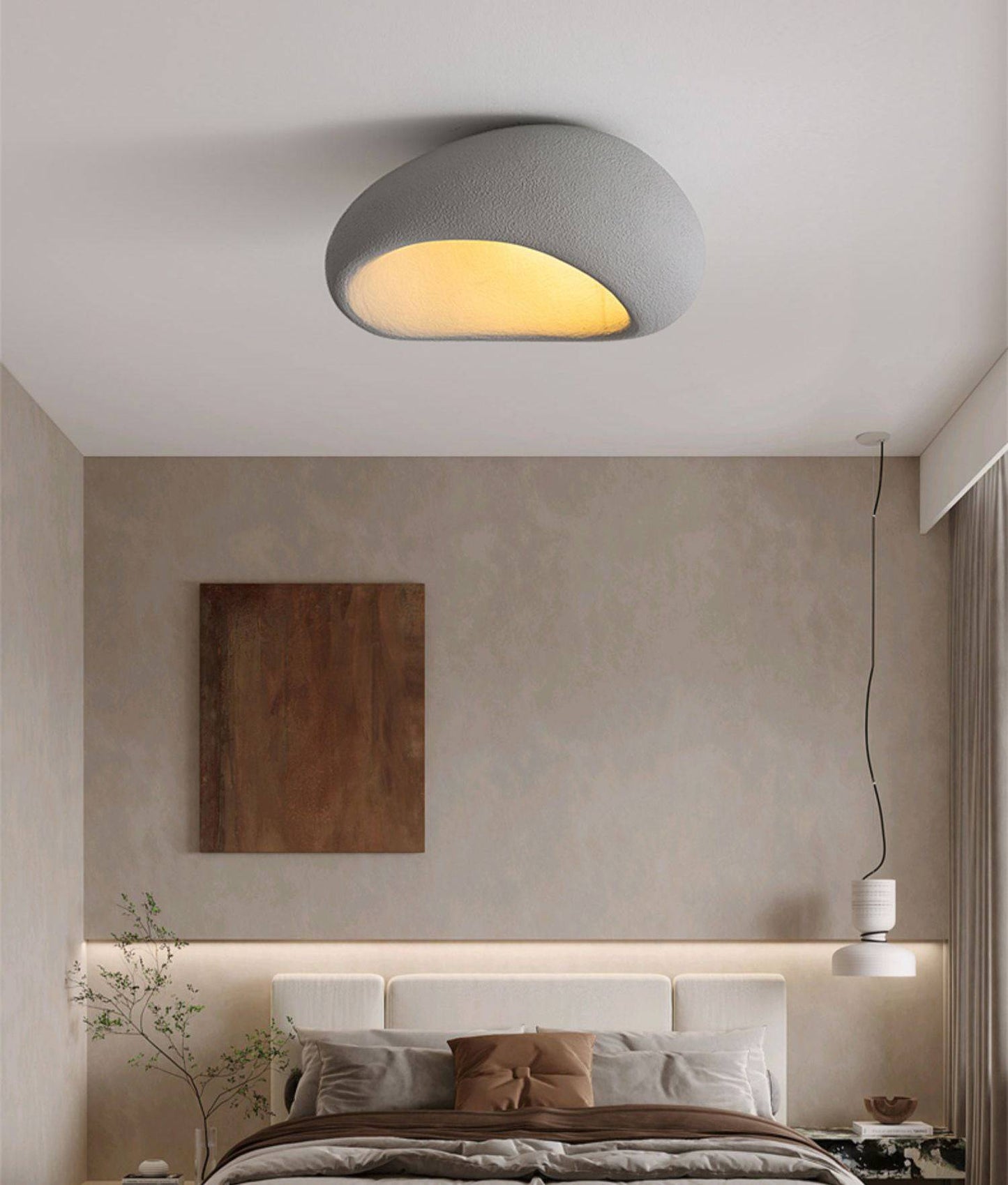 Japandi Cloud Flush Light - Modefinity