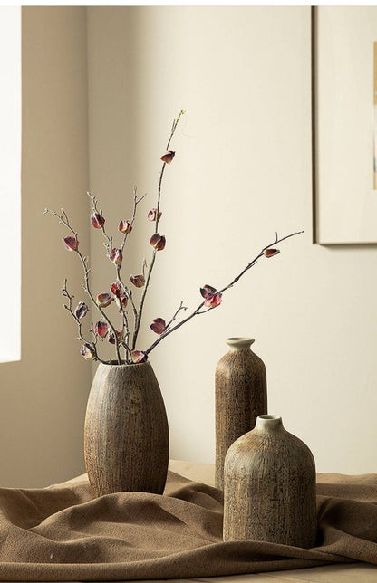 Japandi Dark Ceramic Vases - Modefinity