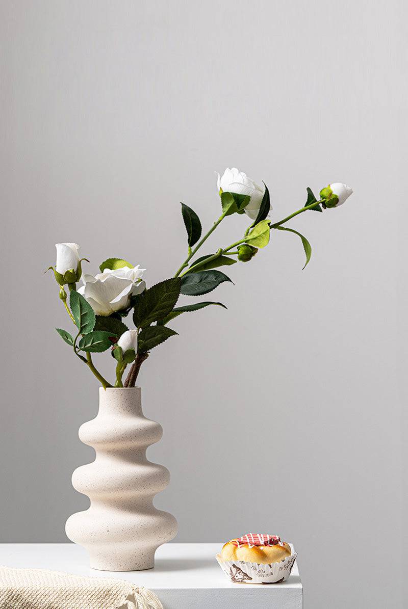 Japandi Tyko Ceramic Vase - Modefinity