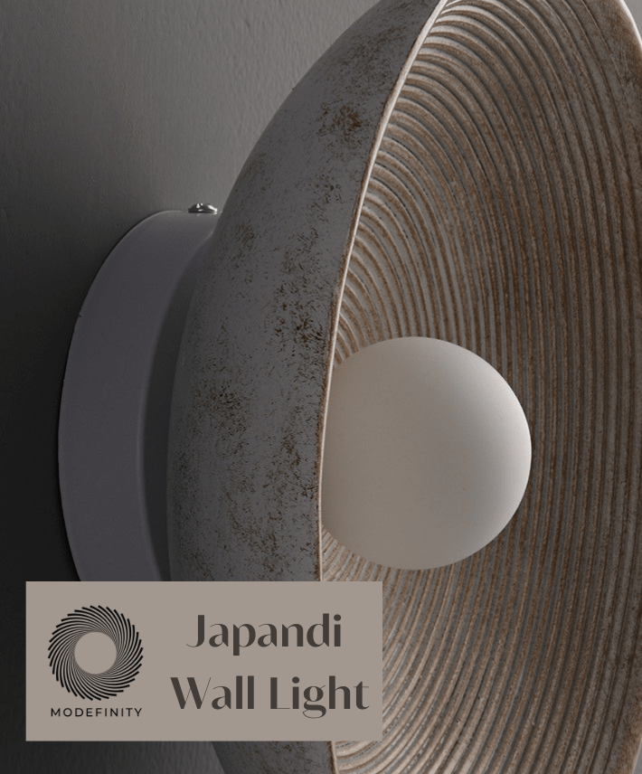 Japandi Wall Mounted Sconce Light - Modefinity