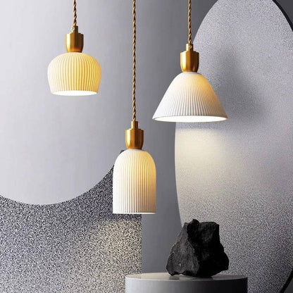 Japanese Style Ceramic Pendant Light - 201CPL - Modefinity