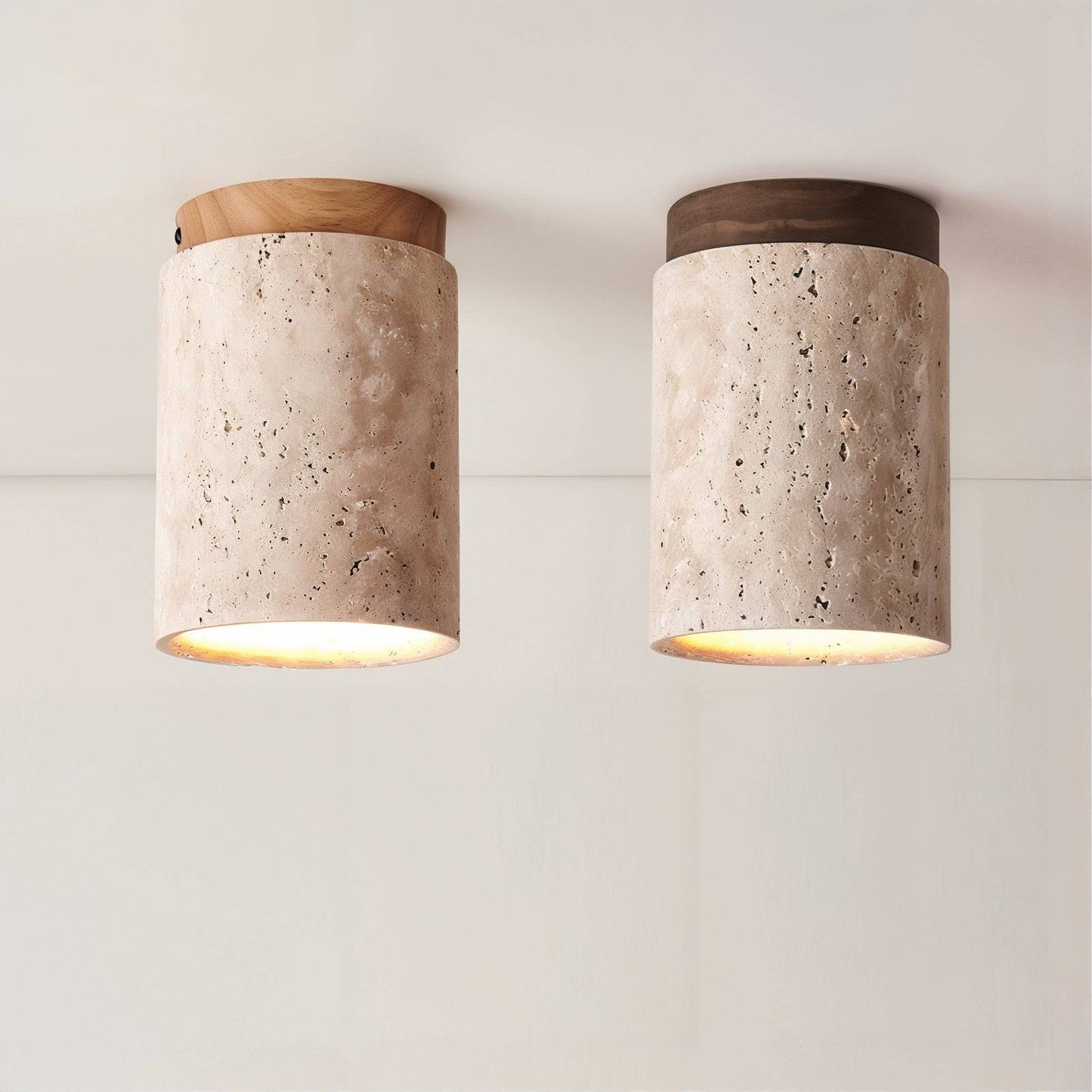 Japanese Style Stone Wood Light - Modefinity