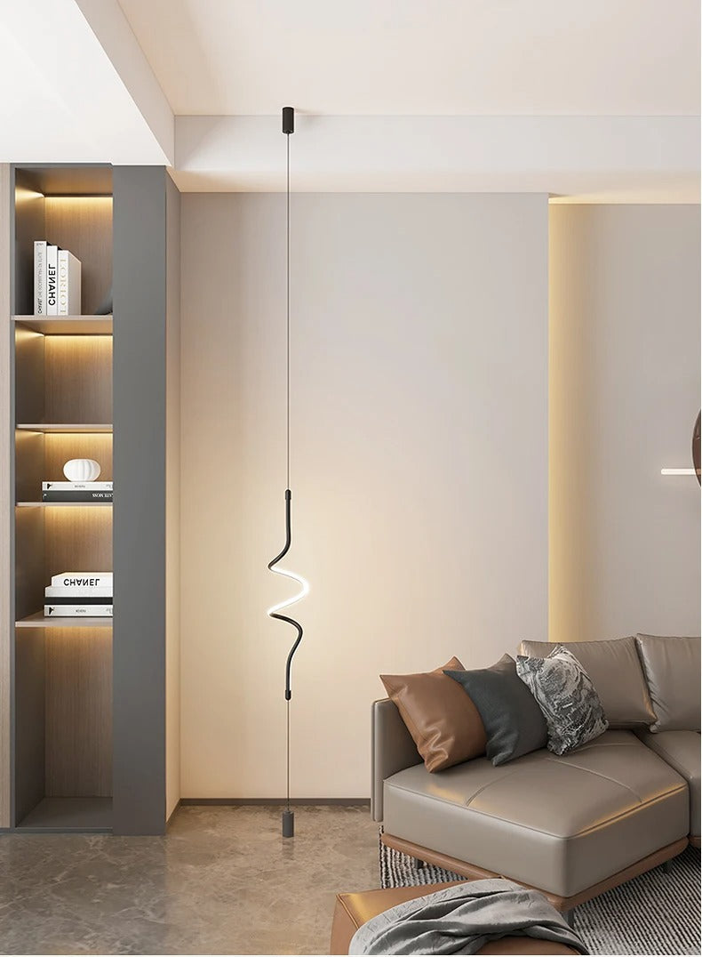 Modern Linear Bar Pendant Light - Sleek Versatility - Modefinity