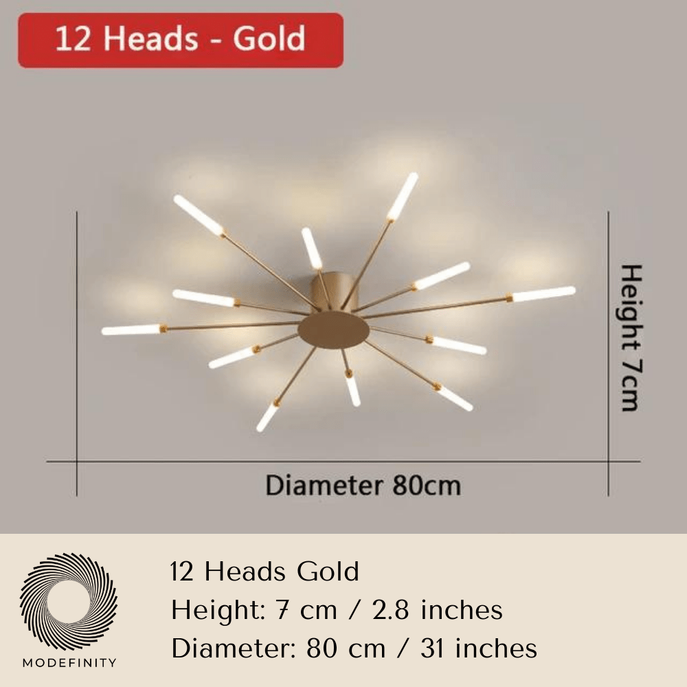 Luxurious Starburst LED Chandelier - Modefinity