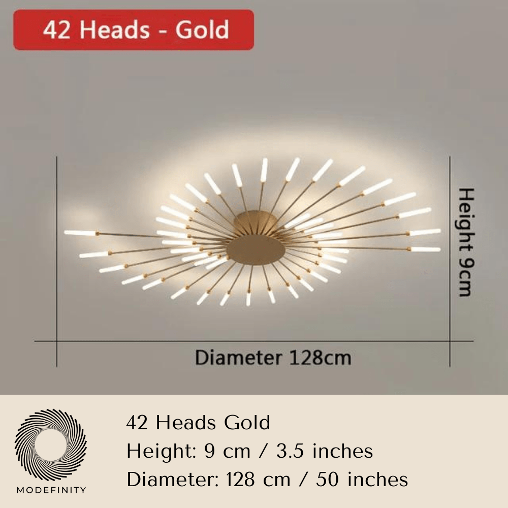 Luxurious Starburst LED Chandelier - Modefinity