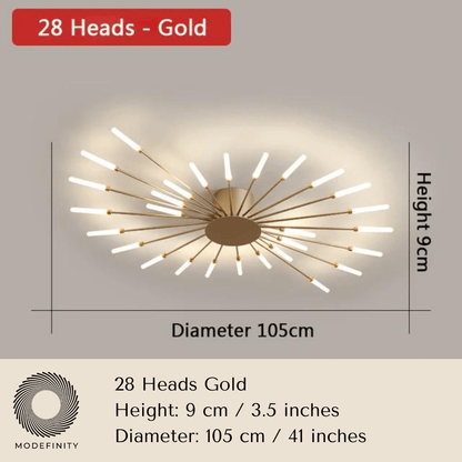 Luxurious Starburst LED Chandelier - Modefinity