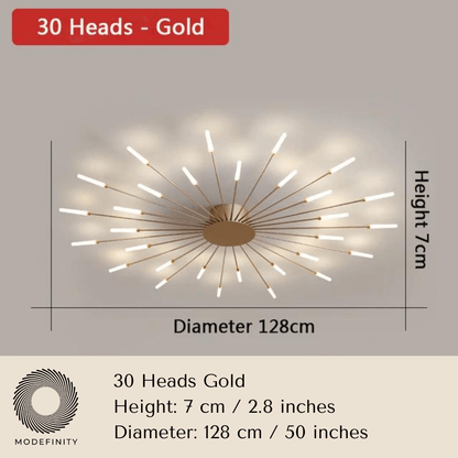 Luxurious Starburst LED Chandelier - Modefinity